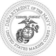 US Marine Corps Rubber Insert-Small - Gardenponds.com